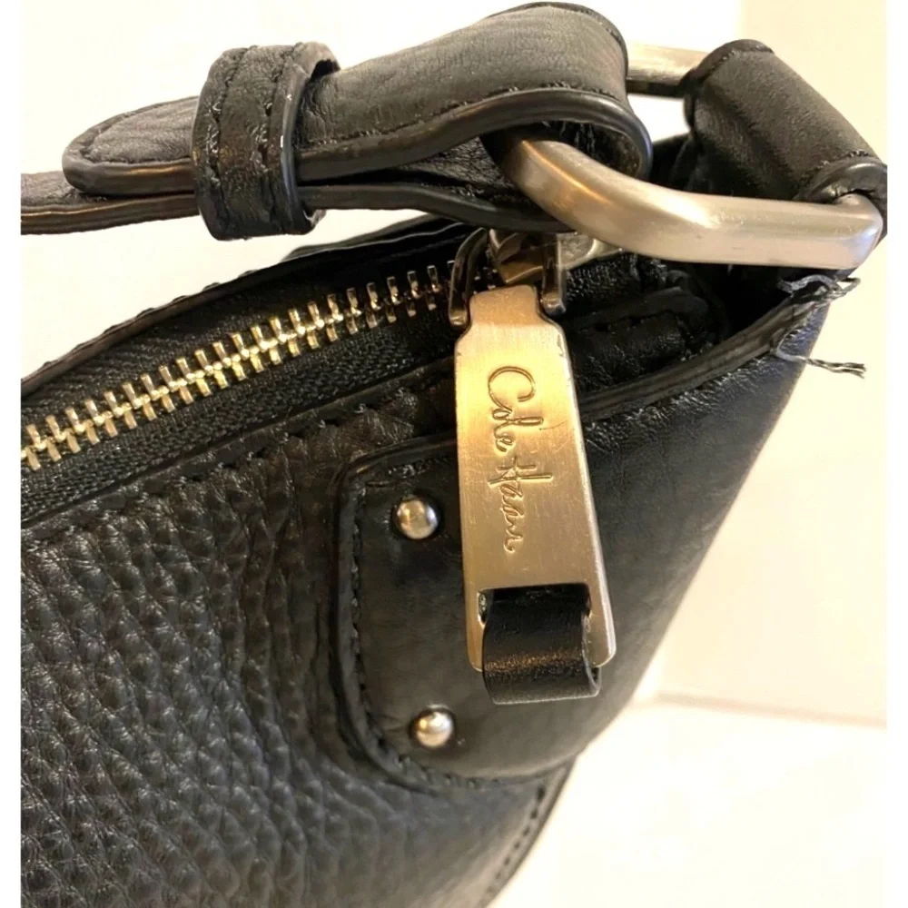 Cole haaan Black Leather hobo Bag